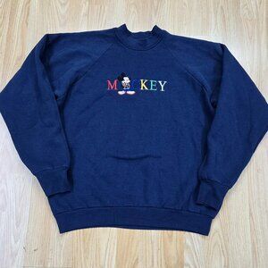 Vintage 90s Mickey mouse raglan sweater
